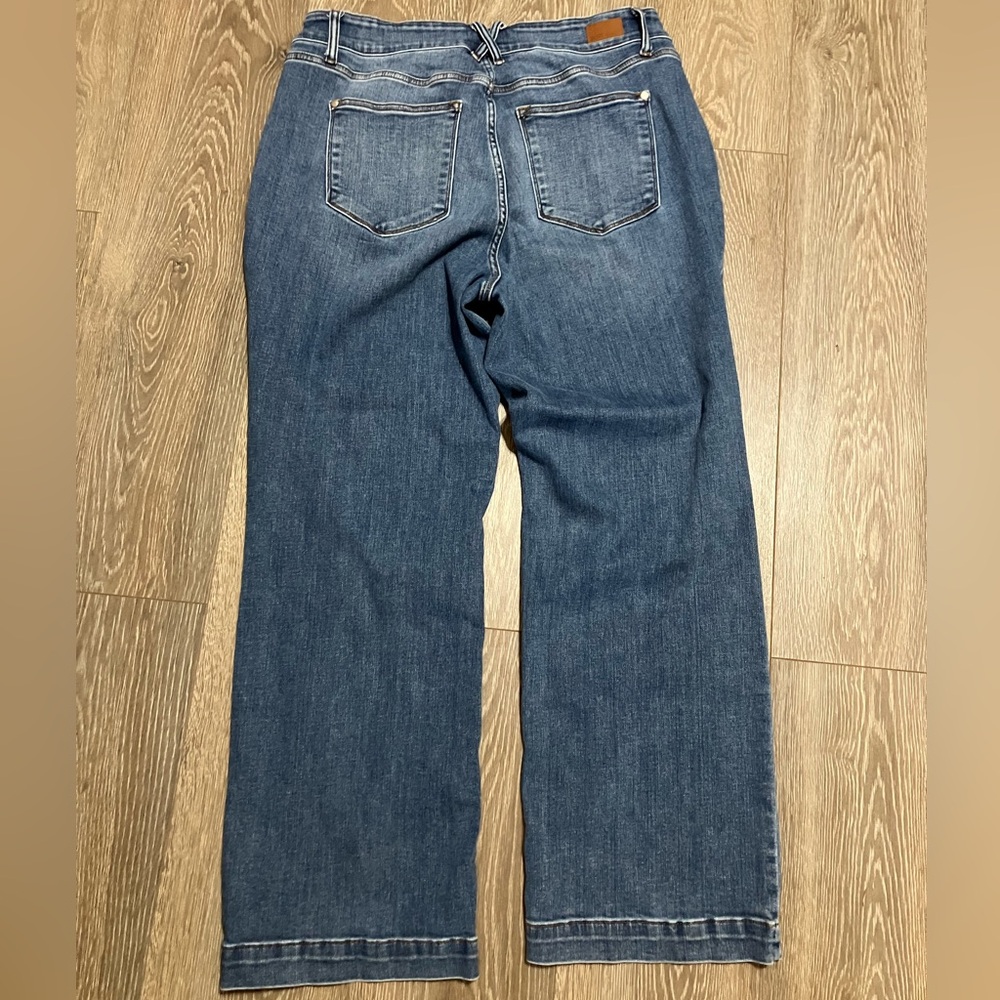 Judy Blue Wide Leg Denim Jeans - Picture 7 of 9